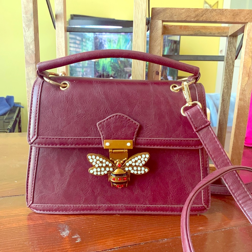 Merlot Shoulder/Crossbody Bag